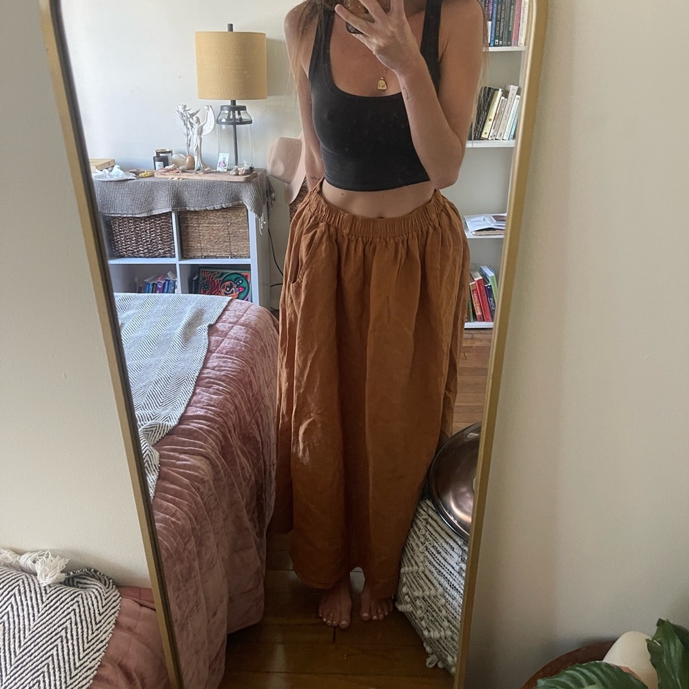 NWT 100% Linen Skirt Maxi Medium (M)